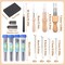 127 Pcs Needle Felting Needles, 4 Sizes Felting Needles, Needle Felting Tools Wool Felting Supplies Kit with 3 Types Wooden Holders, Foam Pad, Needle Felting Starter Kit for DIY Crafts